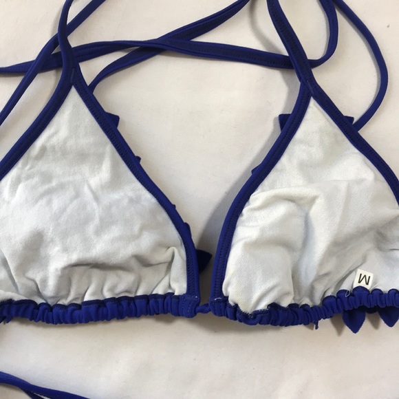 NWT Le Doux Royal blue Bikini, embellished, med. - Picture 5 of 7